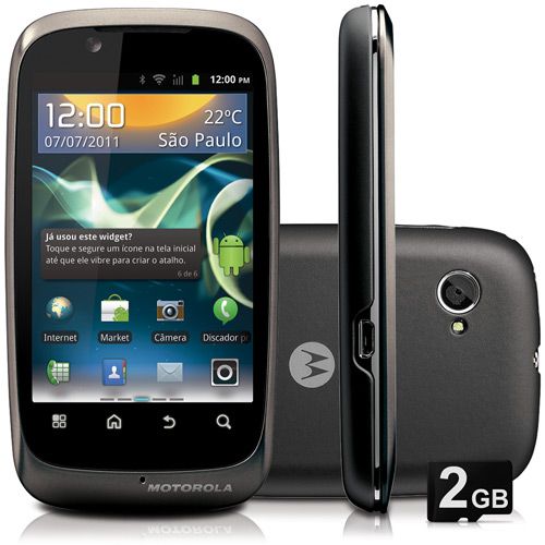 Smartphone Motorola XT531 Spice XT, Desbloqueado, Titânio